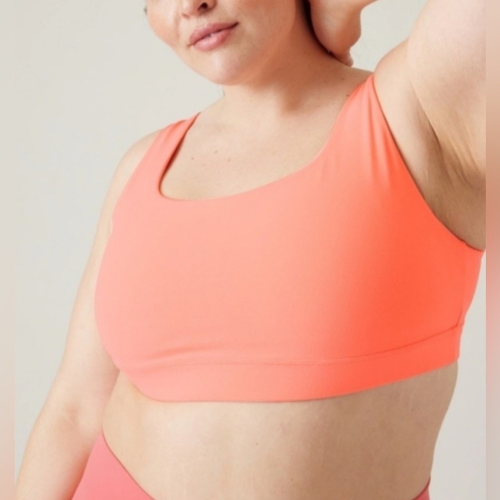 NWT Athleta Exhale Coral Bra D-DD+ Size 1X